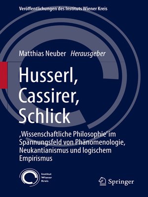 cover image of Husserl, Cassirer, Schlick